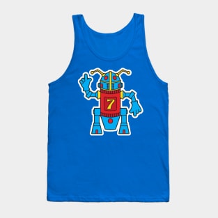 7-Zark-7 from Battle of the Planets Tank Top